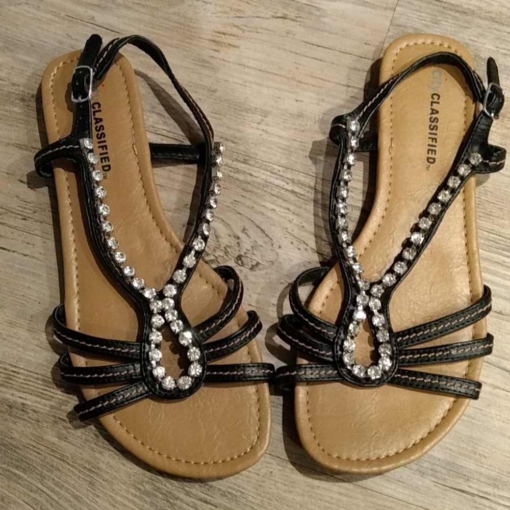 Cityclassified Rhinestone Sandles